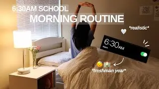 my REAL 6:30am school morning routine *as a freshman in high school*