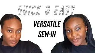 HOW TO : VERSATILE SEW-IN AT HOME | Beginner Friendly