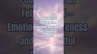People Born on February 28 &mdash; Emotional Awareness and Thoughtful Presence