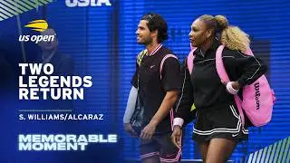 Carlos Alcaraz & Serena Williams Walk-On Court! | 2026 US open