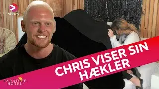 Chris viser sin hækler | Paradise Hotel DK S18