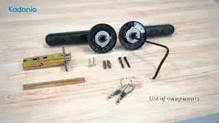 408 Smart Lock Installation/open the door with left hand