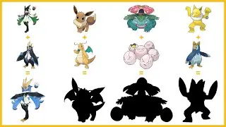 Pokemon Fusion Compilation #727 | Prinplup | Hypno | Exeggcute | Venusaur | Dragonite | Eevee | Onix