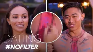 Semi-Nude Body Painting Gets a Little NSFW! | Dating #NoFilter | E!