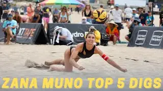 Zana Muno TOP 5 DIGS from AVP CHICAGO 2021