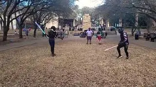 Lightsaber Sparring/Continuous Combat - Oliver & Steve