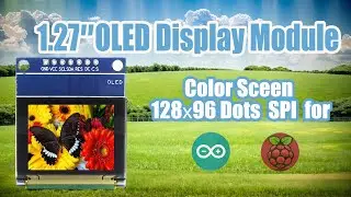 Free View Angle SPI 1.27 inch 128x96 Full Color RGB OLED Display Module