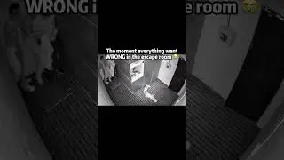 The moment everything went WRONG in the escape room 😭