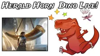 Herald Horn Dino, (Chillin, Tweaking and Ranked) MtG Arena, Historic