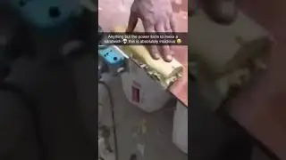 Making a sandwich with power tools