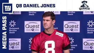 Daniel Jones on Bill Parcells at Team Practice | New York Giants