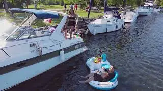 Toronto Aerial View | Insane Toronto Island drone shots | Boat day
