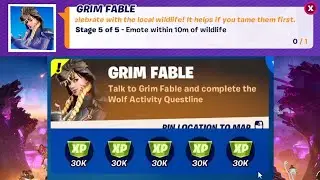 Emote within 10m of wildlife - Stage 5 of 5 - GRIM FABLE