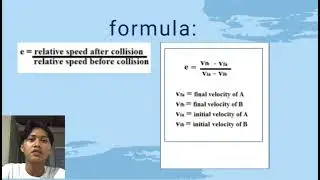 Apply the concept of restitution coefficient in Collisions 