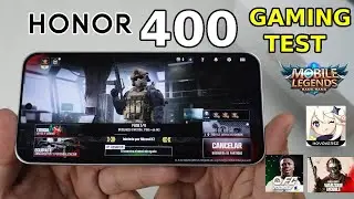 HONOR 400:  Gaming Test: Genshin Impact, Warzone Mobile, FC Mobile y Mobile Legends