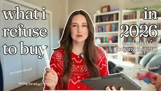 8 things i'm not buying in 2026 | budgeting & intentional spending goals