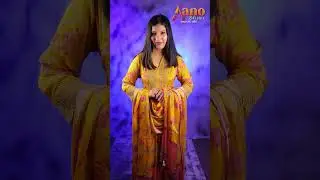 Yellow Floral Anarkali Suit | Summer Ethnic Look | Aano Edition 🌼 #anarkalisuits #floralprint #short
