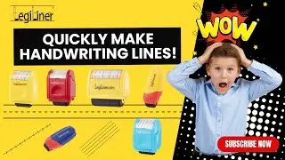 See How LegiLiners Perfectly Print Ink Lines for Handwriting, Music, and Math