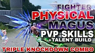 MU ORIGIN 3 ASIA - PHYSICAL MAGUS ( FIGHTER ) PVP SKILLS, COMBO + TALENT BUILD