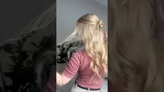 Einfache Alltagsfrisur f&uuml;r den Fr&uuml;hling 😻 #beautyhacks #easyhairstyles #hairtutorial #blonde  #hair