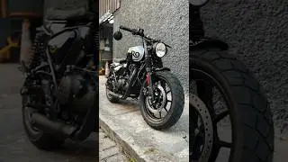 Wide Wheel Hunter 350 Tracker #hunter350modified #hunter #hunter350 #royalenfield #exhaust_sound