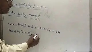 Why particles of matter continuously moving | class9th