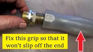 Garden hose guard & grip upgrade