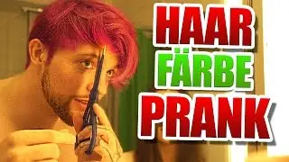 HAARE FÄRBEN PRANK!