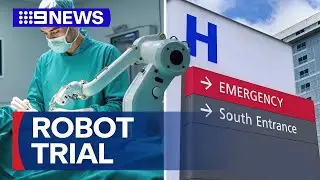 Robot used in heart attack procedures in world-first trial | 9 News Australia