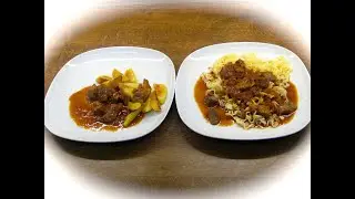 Gulasch mit Schweinefleisch