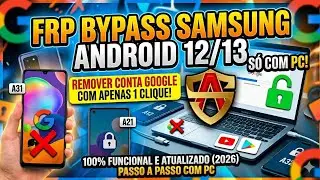 Remover conta Google Samsung  A31 2026 