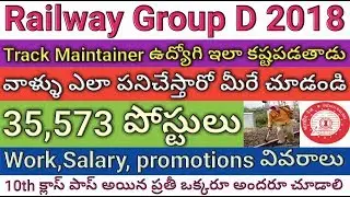 Railway 35,573 Track Maintainers Job Profile(Work,Salary, Promotions)| RRB Group D 2018 | Job search