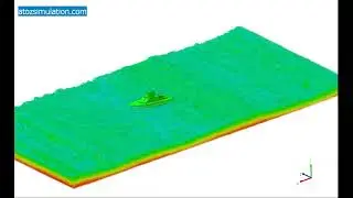 Floating Boat simulation using CFD approach.