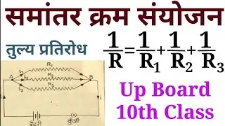 प्रतिरोधों का समांतर क्रम (पार्श्व क्रम) संयोजन Parallel Combination of Resistances.