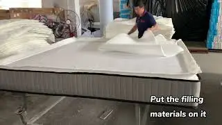 Pillow top mattress production bed furniture for home use