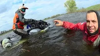 Катер из Yamaha Grizzly !!! Плавающий квадроцикл !!!