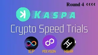 The Fastest Crypto? - KASPA Vs. ICP, POLY, and HBAR!