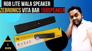 Zebronics Vita Bar 150 || Damdaar Sound || Under 1000 with RGB Lite #zebronicssoundbar #vitabar