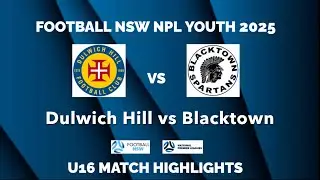 U16 NPL2 2025 R22: Dulwich Hill v Blacktown Football Highlights