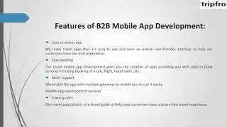 B2B Mobile App Development