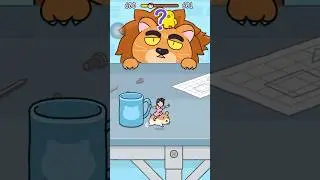 HIDE AND SEEK //CAT ESCAPE GAME 600// LION KING AND HAMSTER FACE-OFF CHASE!! #shorts #cat #gaming