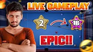 8 ball pool live play making coins and increase lavel 200 to 999 going very hard#8ballpool