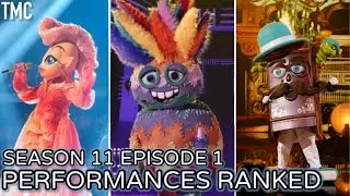 Season 11 Ep 1 Performances ranked (The masked singer US)