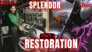 This Old Splendor Got a New Life 🔥 | Budget Restoration | Before & After @indiabikemodificationstg 