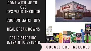 Come with me to CVS. CVS In Store Walk Through Coupon Matchups