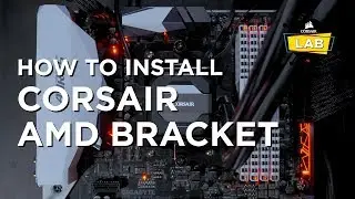 How To Install a CORSAIR Hydro Series Cooler on AMD socket AM4 (H60 & H110i)