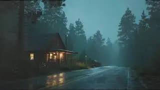 Most Addictive Heavy Rain and Thunder Sound for Falling Asleep Fast