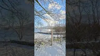 Calming Winter Scenes in Wales ❄️ Scenic Views + Snowy Mountain Ambience (Eryri / Snowdonia)