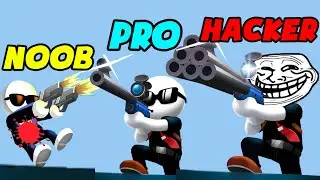 NOOB vs PRO vs HACKER in Johnny Trigger