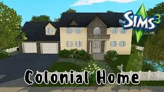 Ts3 Speed Build ||  Colonial Home